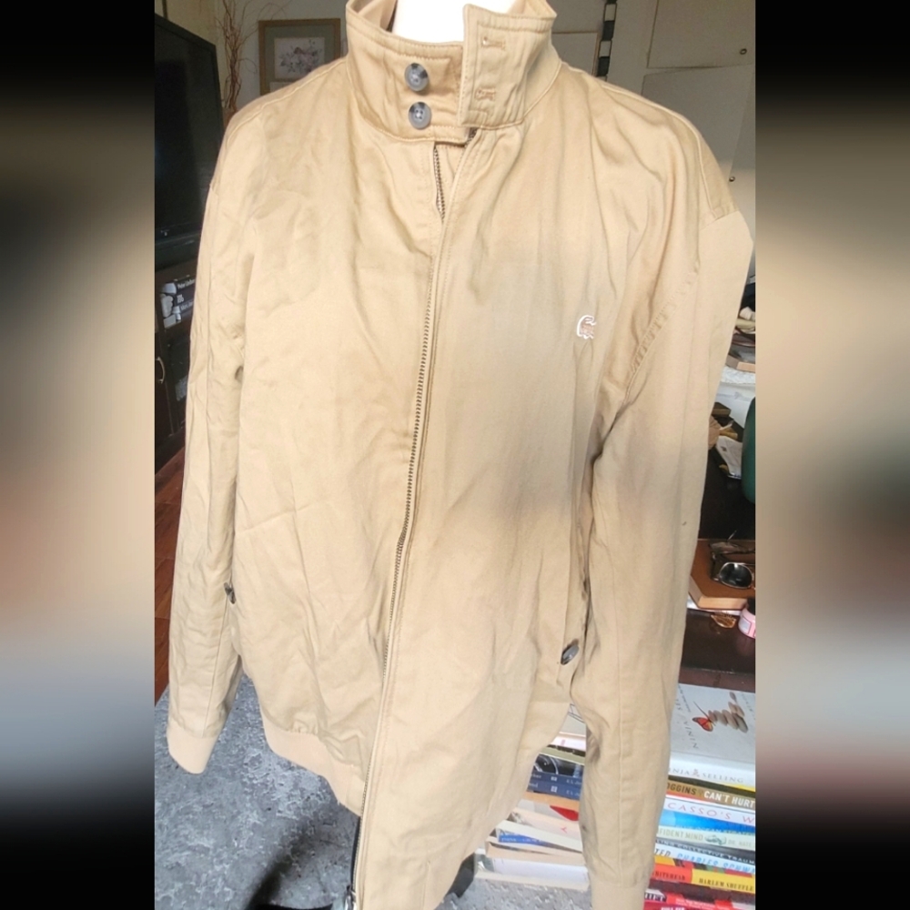 Lacoste Men's Tan Lightweight Jacket